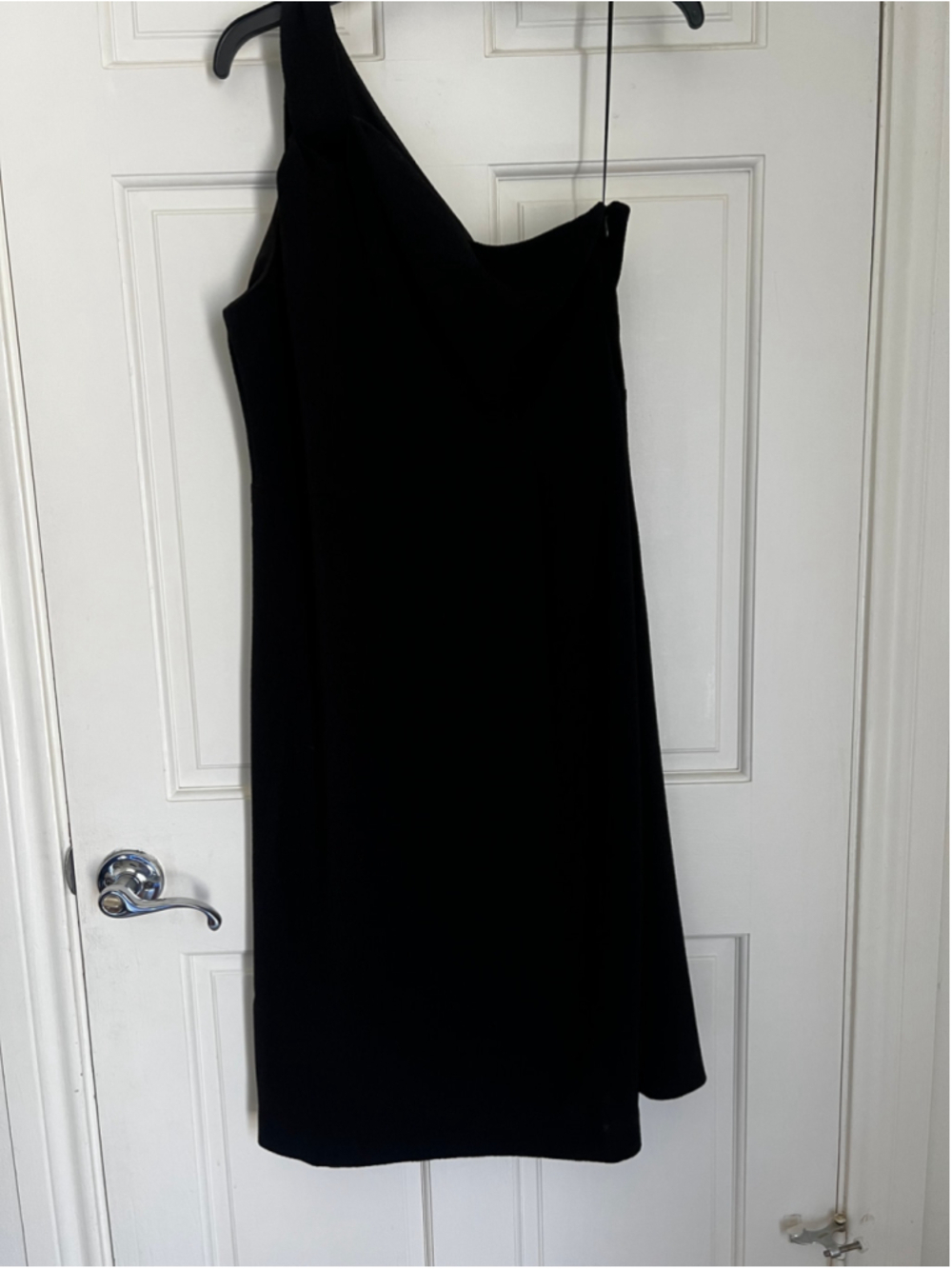 BANANA REPUBLIC One-shoulder Cocktail Dress Midi Black 12